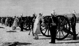 Suppression of the revolt of 1857